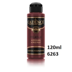 CADENCE Premium 6263 Farba akrylowa półmatowa 120ml SUSZONA RÓŻA  / DRIED ROSE